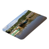 Mittlere Flut in der Bay of Fundy in St. Martins,  Magnet (Linke Seite)