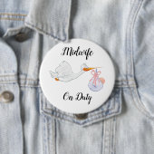 Mittlere Frau zur Dienstekolossalität, 1,8 cm, Rou Button (Beispiel)