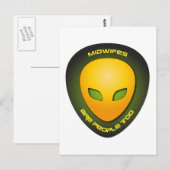 Mittlere Frauen sind zu Menschen Postkarte (Vorne/Hinten)