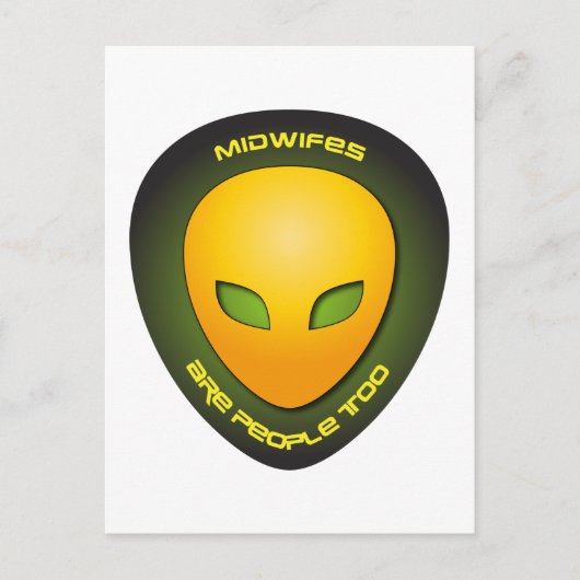 Mittlere Frauen sind zu Menschen Postkarte (Vorderseite)