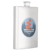 Mittlere Gabel Clearwater Wild und Landschaftliche Flachmann (Rechts)