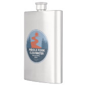 Mittlere Gabel Clearwater Wild und Landschaftliche Flachmann (Links)