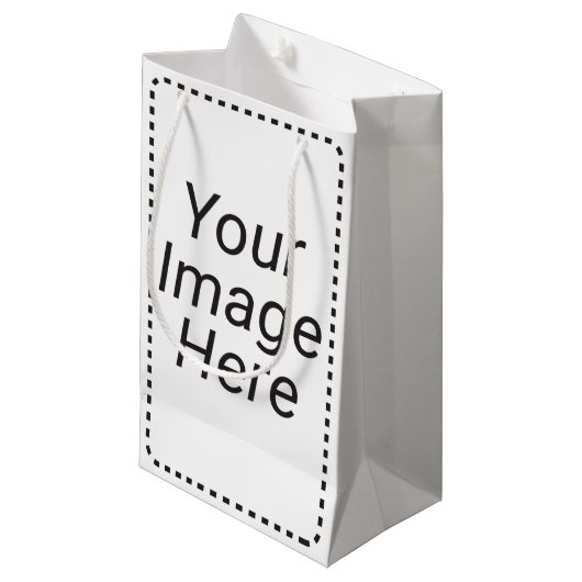 Mittlere Geschenk-Tasche Kleine Geschenktüte (Vorderseite Schrägansicht)