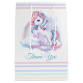 Mittlere Geschenktasche für eine magische Geburtst Mittlere Geschenktüte (Rückseite)