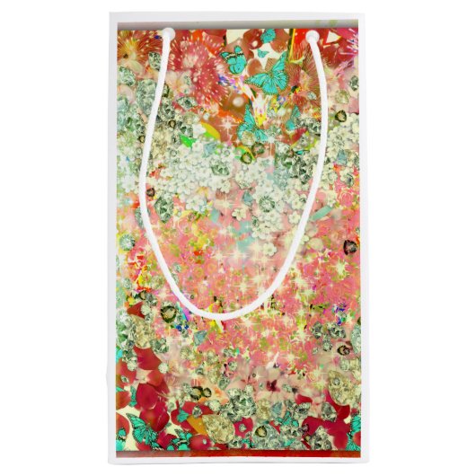 Mittlere Geschenktasche Princess Time Kleine Geschenktüte (Rückseite)