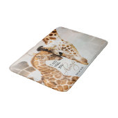 Mittlere Giraffenbadmatte Badematte (Schrägansicht)