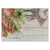 Mittlere Größen-dekoratives Glasschneiden-Brett Schneidebrett (Vorderseite)