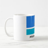 Mittlere Insel-Flaggen-Tasse Kaffeetasse (Links)