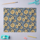 Mittlere Jugendstil-Sonnenblumen - 10lb, 17"x23" Seidenpapier (Basteln)