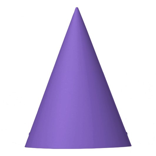 Mittlere Lila Partyhut (Vorderseite)