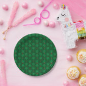 Mittlere Mod Garland Green 7" Papierplatte Pappteller (Party)