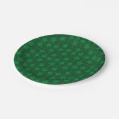 Mittlere Mod Garland Green 7" Papierplatte Pappteller (Schrägansicht)