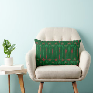 Mittlere Mod Icicles Green Lumbar Kissen