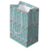 Mittlere Mod Icicles Mittlere Geschenktüte (Vorderseite Schrägansicht)