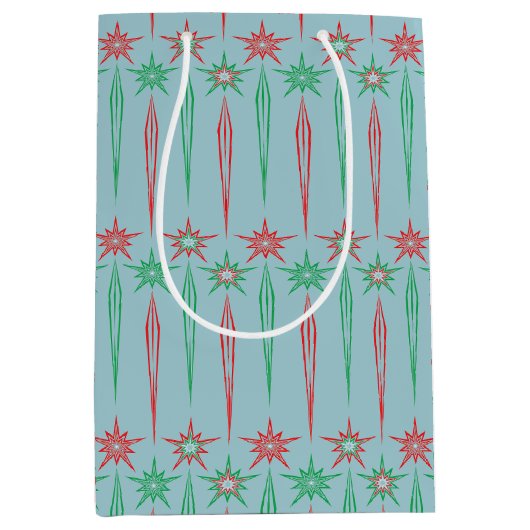 Mittlere Mod Icicles Mittlere Geschenktüte (Vorderseite)