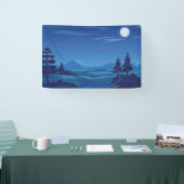 Mittlere Nachtlandschaft Banner (Messe)