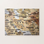 Mittlere Osten-Karten-Puzzlespiel Puzzle (Horizontal)