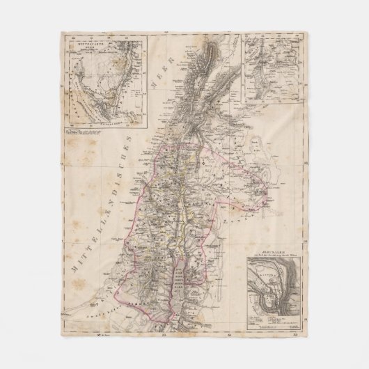 Mittlere Osten, Palästina Fleecedecke (Vorderseite)