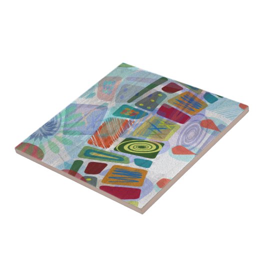 Mittlere Panels III Fliese (Seite)