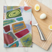 Mittlere Panels III Geschirrtuch (Viertel Falte)