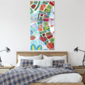 Mittlere Panels III Leinwanddruck (Insitu (Schlafzimmer))