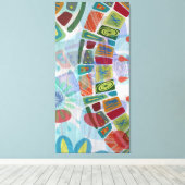 Mittlere Panels III Leinwanddruck (Insitu (Holzboden))