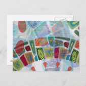 Mittlere Panels III Postkarte (Vorne/Hinten)