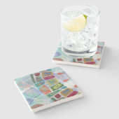 Mittlere Panels III Steinuntersetzer (Seitenansicht)