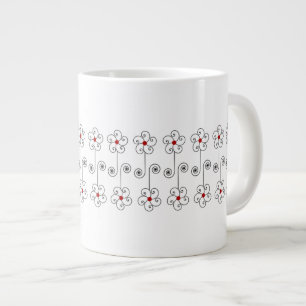 Mittlere Posie Band-Tasse Jumbo-Tasse