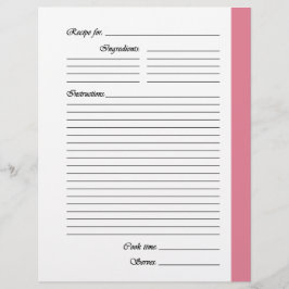 Mittlere rosafarbene, zweiseitige Rezeptorseiten