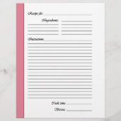 Mittlere rosafarbene, zweiseitige Rezeptorseiten (Rückseite)