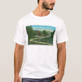 Mittlere Schlucht-Ansicht von Saratoga T-Shirt (Vorderseite)