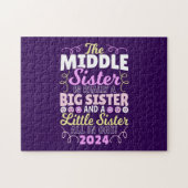 Mittlere Schwester 2024 - eine große und kleine Sc Puzzle (Horizontal)