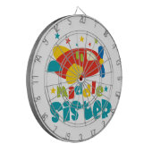 Mittlere Schwester Flugzeug Dartscheibe (Vorderseite Links)