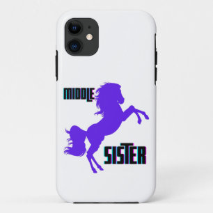 Mittlere Schwester Lila Pony Rearing Case-Mate iPhone Hülle