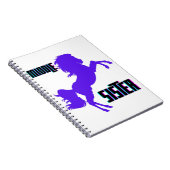 Mittlere Schwester Lila Pony Rearing Notizblock (Rechte Seite)
