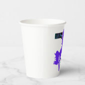 Mittlere Schwester Lila Pony Rearing Pappbecher (Rechts)