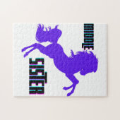 Mittlere Schwester Lila Pony Rearing Puzzle (Horizontal)