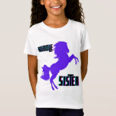 Mittlere Schwester Lila Pony Rearing T-Shirt (Vorderseite)