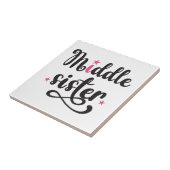 Mittlere Schwester, Niedliche Sterne Fliese (Seite)
