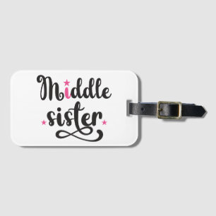 Mittlere Schwester, Niedliche Sterne Gepäckanhänger