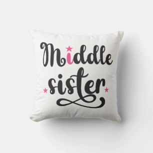 Mittlere Schwester, Niedliche Sterne Kissen