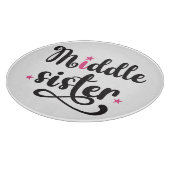 Mittlere Schwester, Niedliche Sterne Schneidebrett (Ecke)