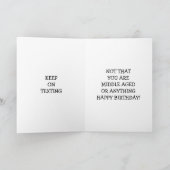 ***MITTLERE SIMS*** GEBURTSTAGSKARTE KARTE (Innenseite)