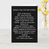 ***MITTLERE SIMS*** GEBURTSTAGSKARTE KARTE (Gelbe Blume)