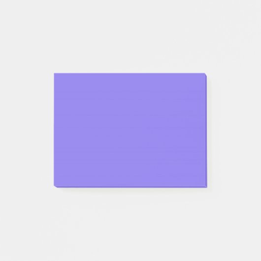 Mittlere Slate Blue Solid Color Post-it Klebezettel (Vorderseite)