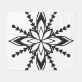 Mittlere Snowflake Fleece Blanket (Vorderseite (Horizontal))
