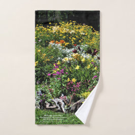 Mittlere Sommer-Garten-Farben! Handtuch
