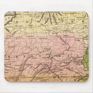 Mittlere Staaten Mousepad