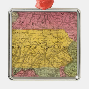 Mittlere Staaten, USA Ornament Aus Metall